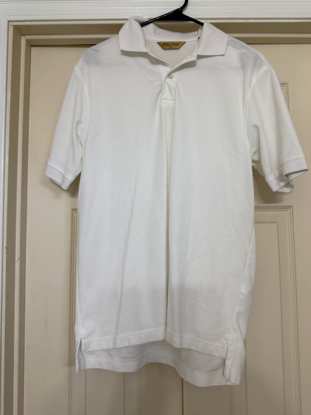 Roundtree & Yorke White Short-Sleeve Polo